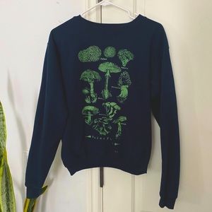 Vintage Mushroom Fleece Crewneck sweater